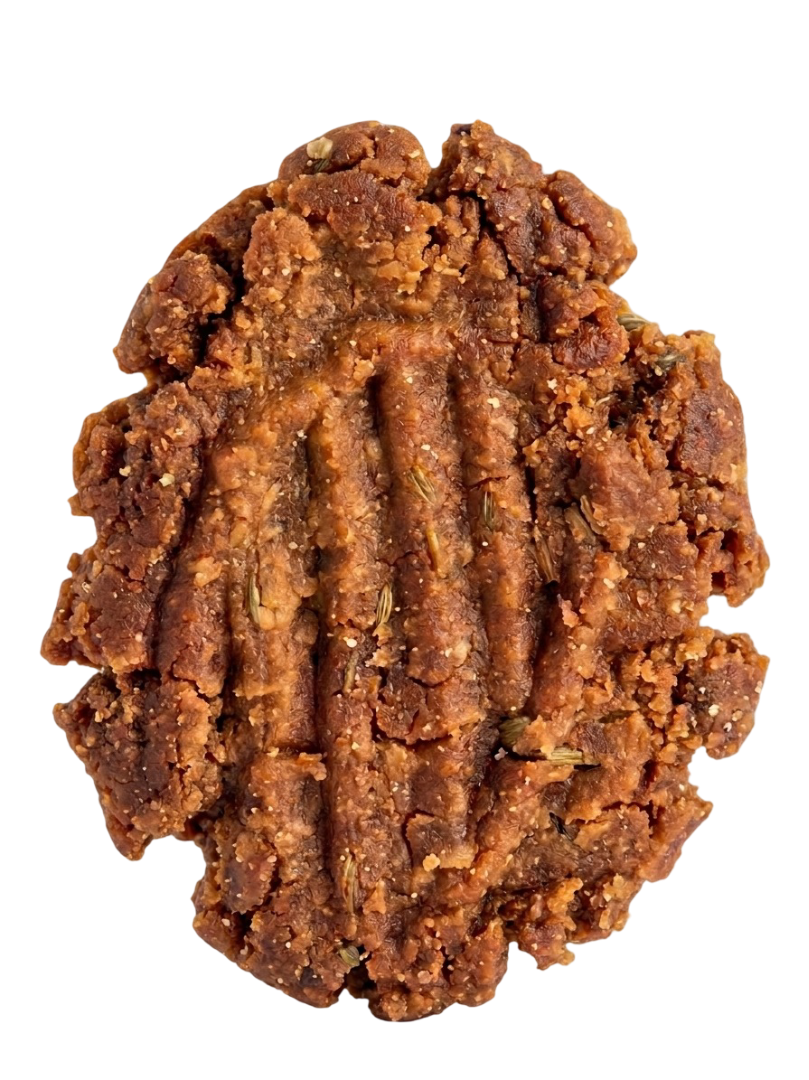A single handmade thekua